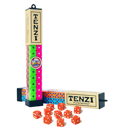 Tenzi Dice Game 1 Tube 4 Colors Fast Family Carma Games 40 Instructions for sale online 